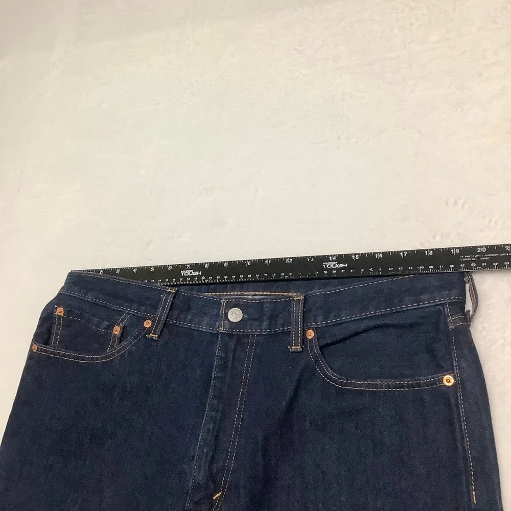 Levi’s 505 Regular Fit Jeans Sz 38W 30L Dark Blue